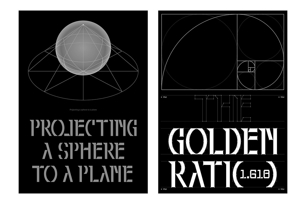 GEOMETRY FONT / HÌNH HỌC FONT, a Sans Serif Font by HaiHoa (Photo 8 of 11)