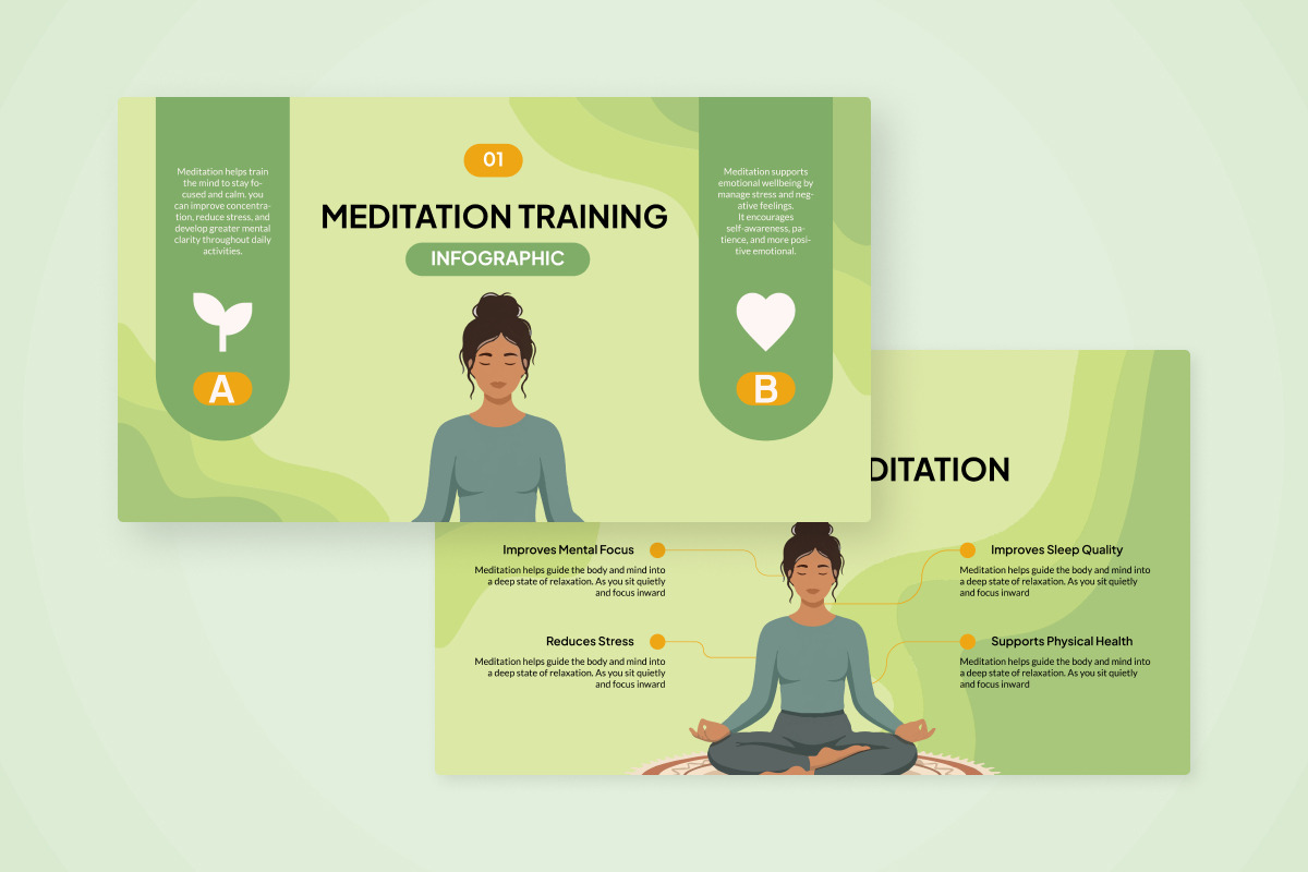 Mindfulness Training Infographic, a Presentation Template by productype1 (Photo 4 of 5)