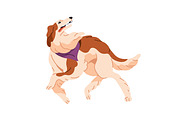 Happy dogs of different breeds set, an Animal Illustration by PaperTrident (Thumbnail 8 of 11)