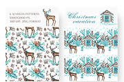 Christmas watercolor set. New Year., a Seasonal Illustration by SabinaWatercolorArt (Thumbnail 6 of 12)
