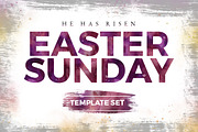 Easter Sunday Church Template-Rustic, a Flyer Template by Nathan Knight Design (Thumbnail 1 of 6)