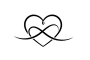 50 Infinity Heart Symbol Vector Bund, an Illustration by abu67222 (Thumbnail 40 of 51)