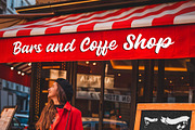 Store front Signage Logo Mockup, an Advertising Mockup by Nahar_std (Thumbnail 6 of 6)