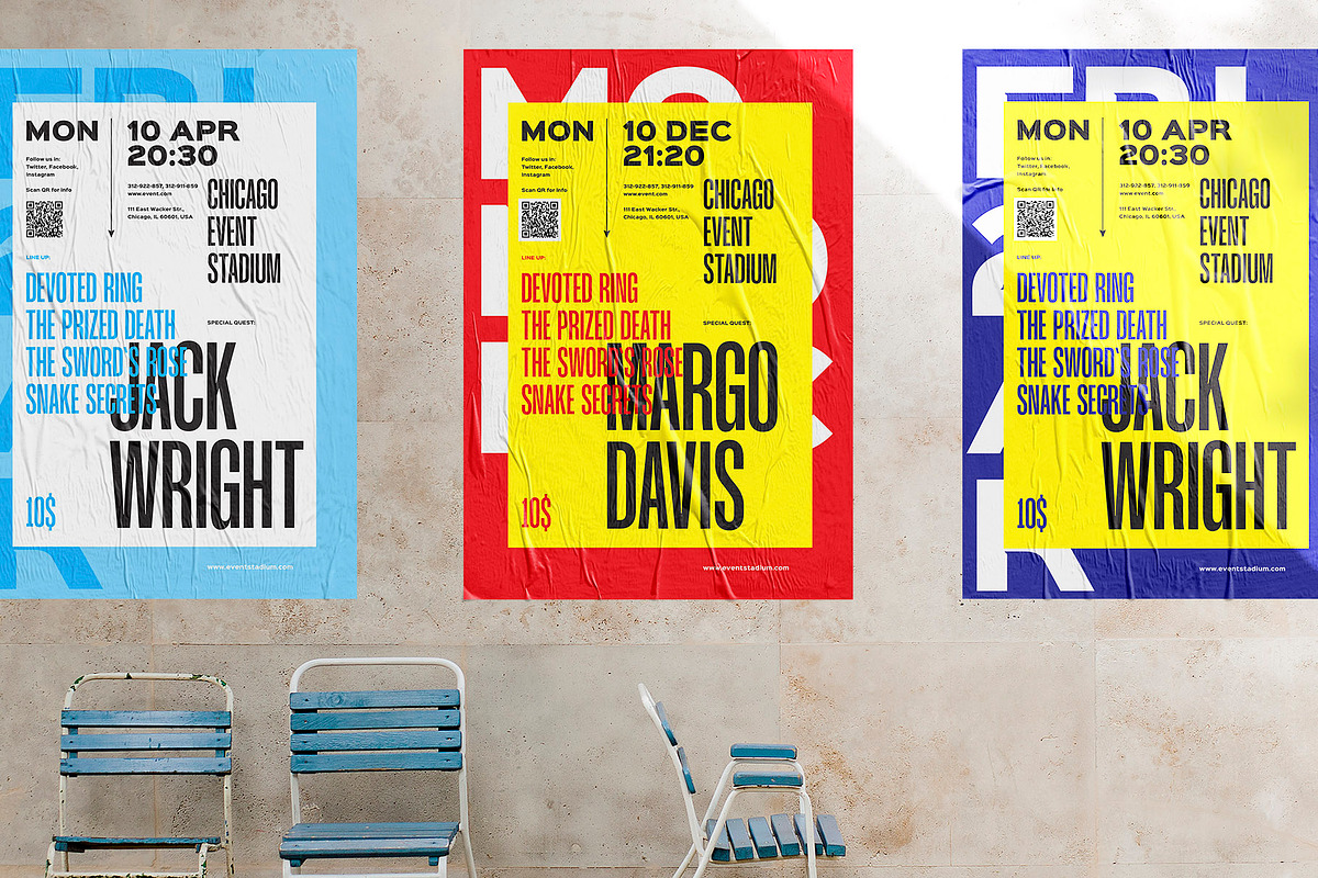 Artist Event Poster, a Flyer Template by Danil Polshin (Photo 4 of 9)