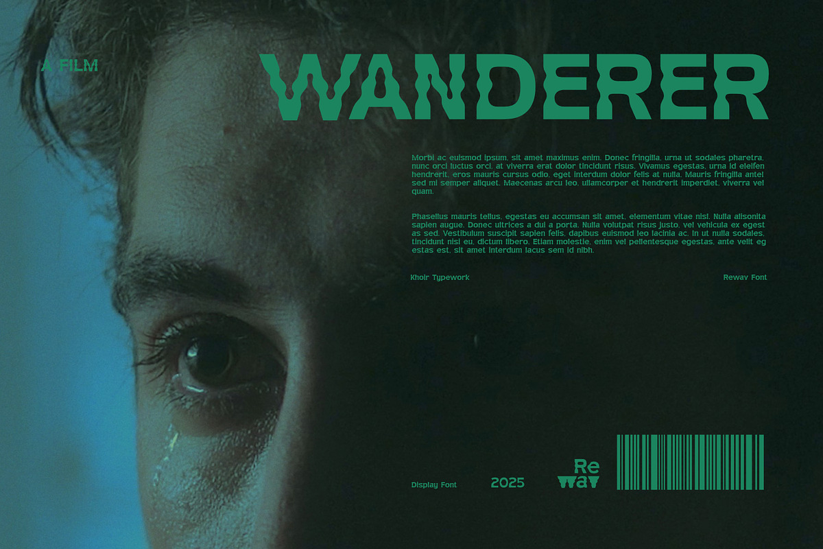 Rewav - Display Font, a Sans Serif Font by Khoir (Photo 5 of 11)