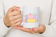Preppy Back To School PNG, a Seasonal Illustration by Canvas Craft (Thumbnail 4 of 5)