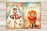 Circus Junk Journal Pages | Vintage, a Person Illustration by GlamArtZhanna (Thumbnail 4 of 10)