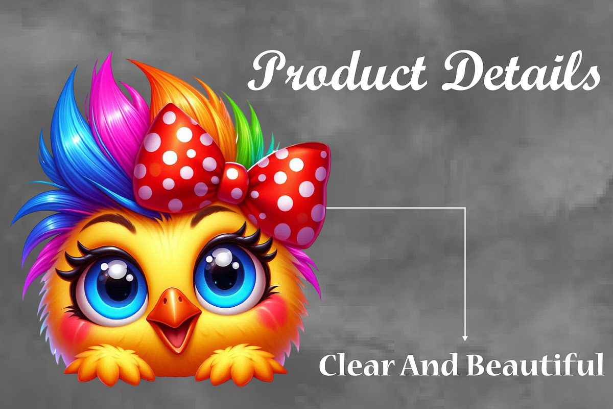 Funny Chicken PNG Clipart Bundle, a Seasonal Illustration by Craft Nest (Photo 5 of 6)