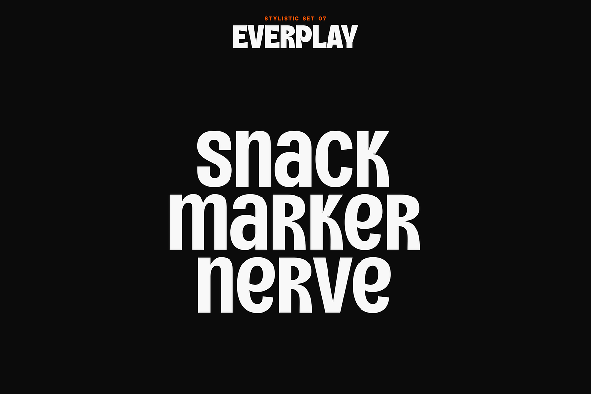 Everplay – Modern Display Typeface, a Serif Font by VP Fonts (Photo 25 of 37)
