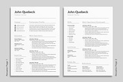 Resume Template / CV, a Resume Template by Creatune (Thumbnail 2 of 8)