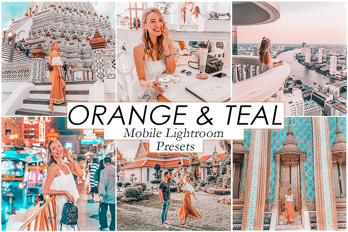 11 Orange & Teal Mobile Lightroom