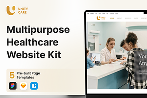 UnityCare - Multipurpose Healthcare, a Landing Page Template by Agensip Design Agency
