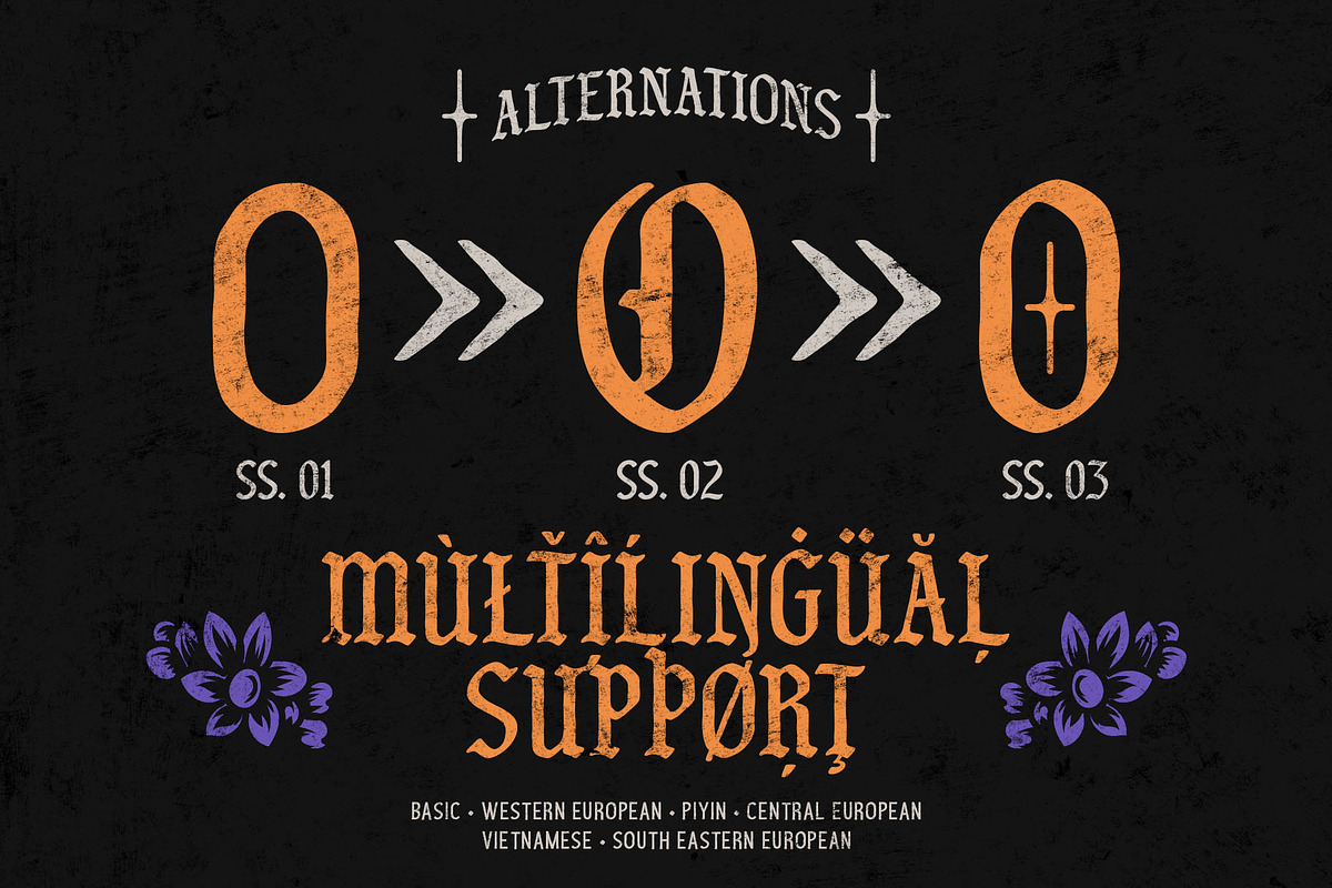 Black Chorola Typeface, a Blackletter Font by alit design (Photo 12 of 15)