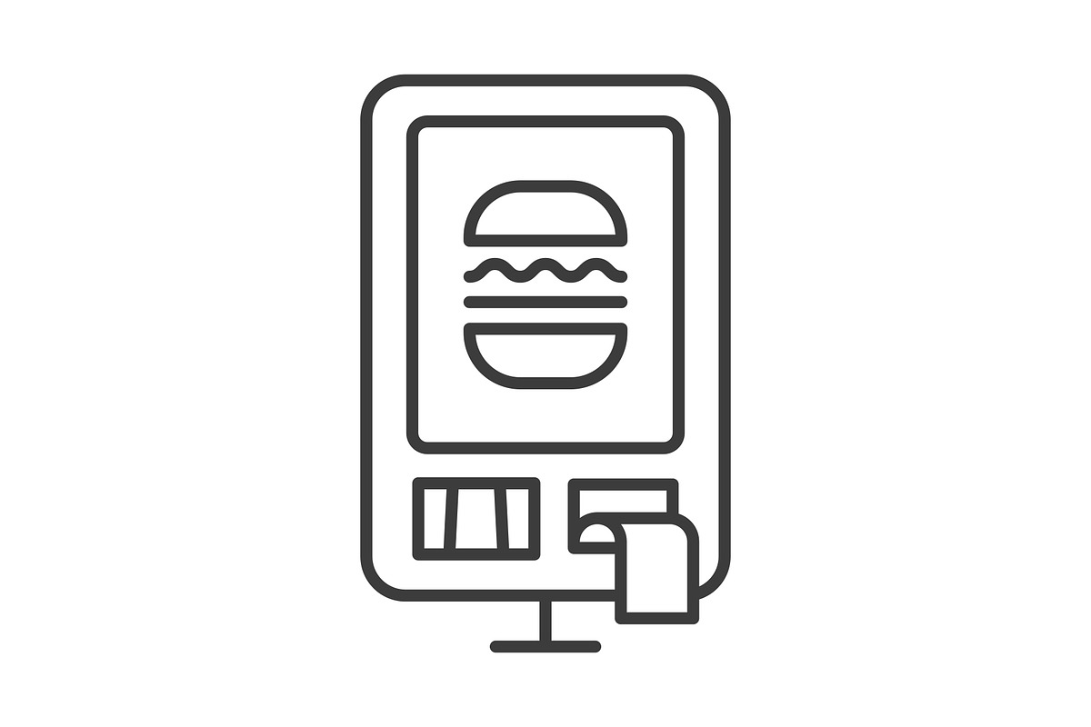 Vending machine line icon, an Outline Icon by ElineDesign (Photo 2 of 3)