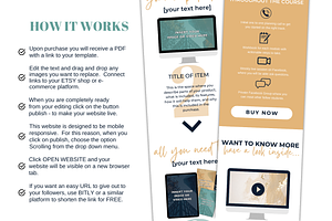 COURSE SALES PAGE - CANVA TEMPLATE