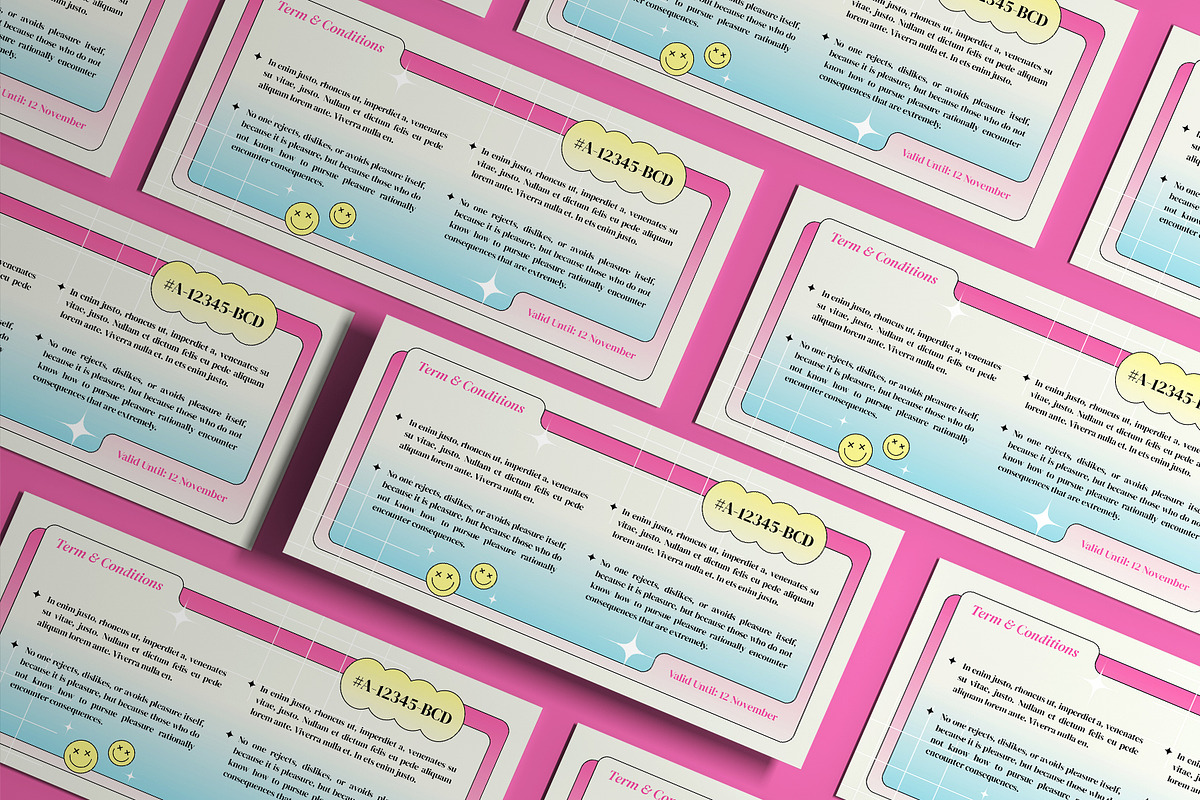 Promotion Voucher Y2K Style, a Card Template by Neermana (Photo 4 of 4)