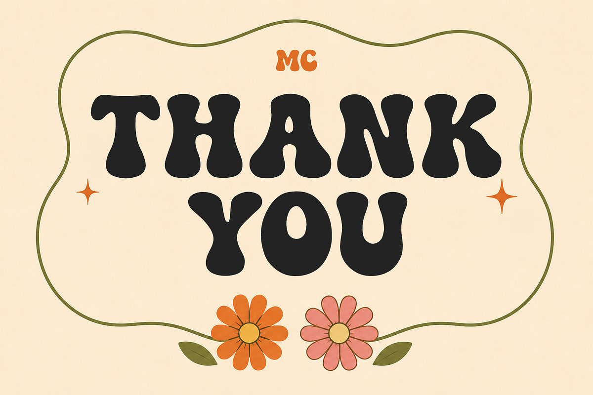Boosta Nose Retro Psychedelic Font, a Sans Serif Font by Maulana Creative (Photo 7 of 7)