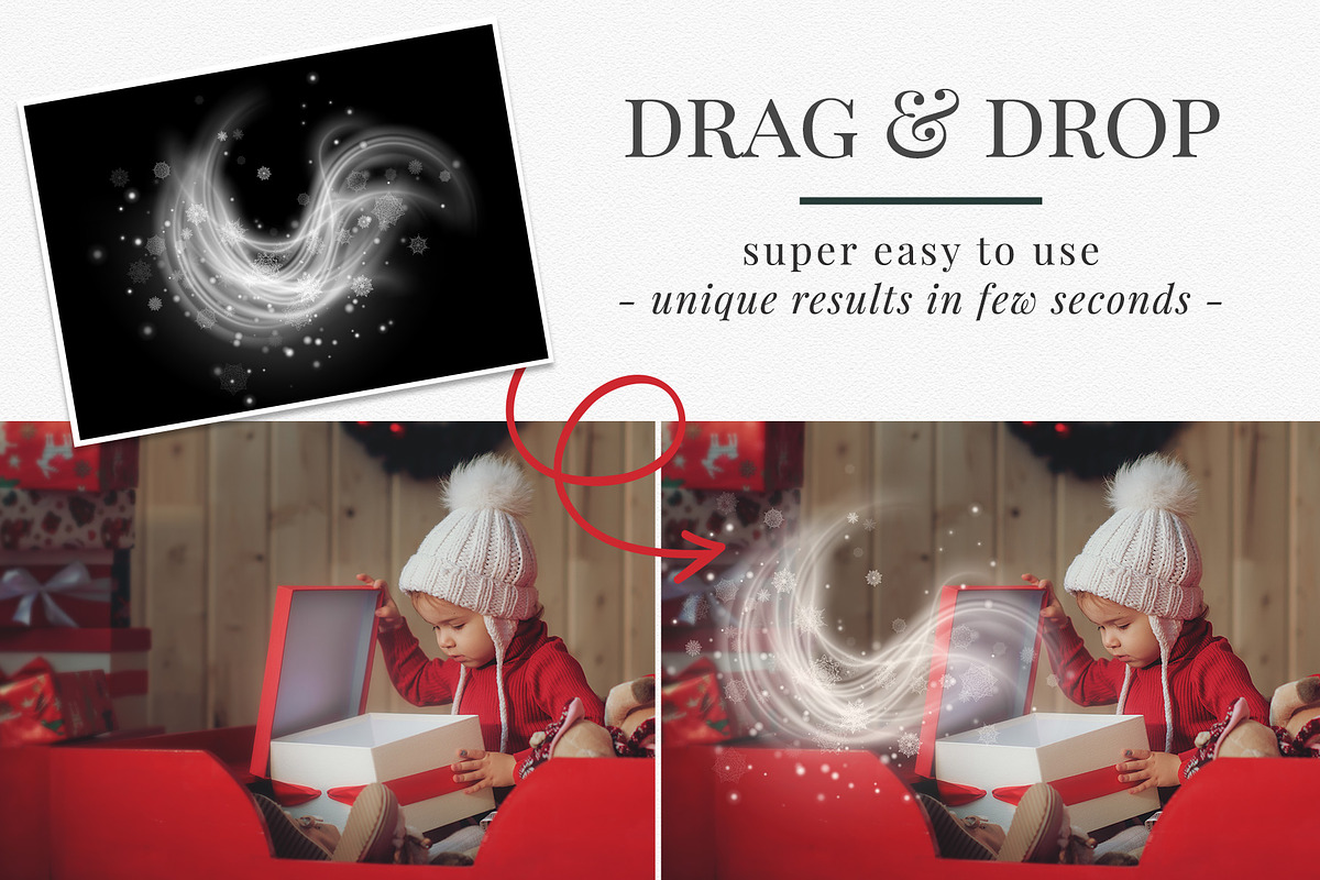 WHITE CHRISTMAS PHOTO OVERLAYS, an Action Add-On by BrownLeopard (Photo 2 of 6)