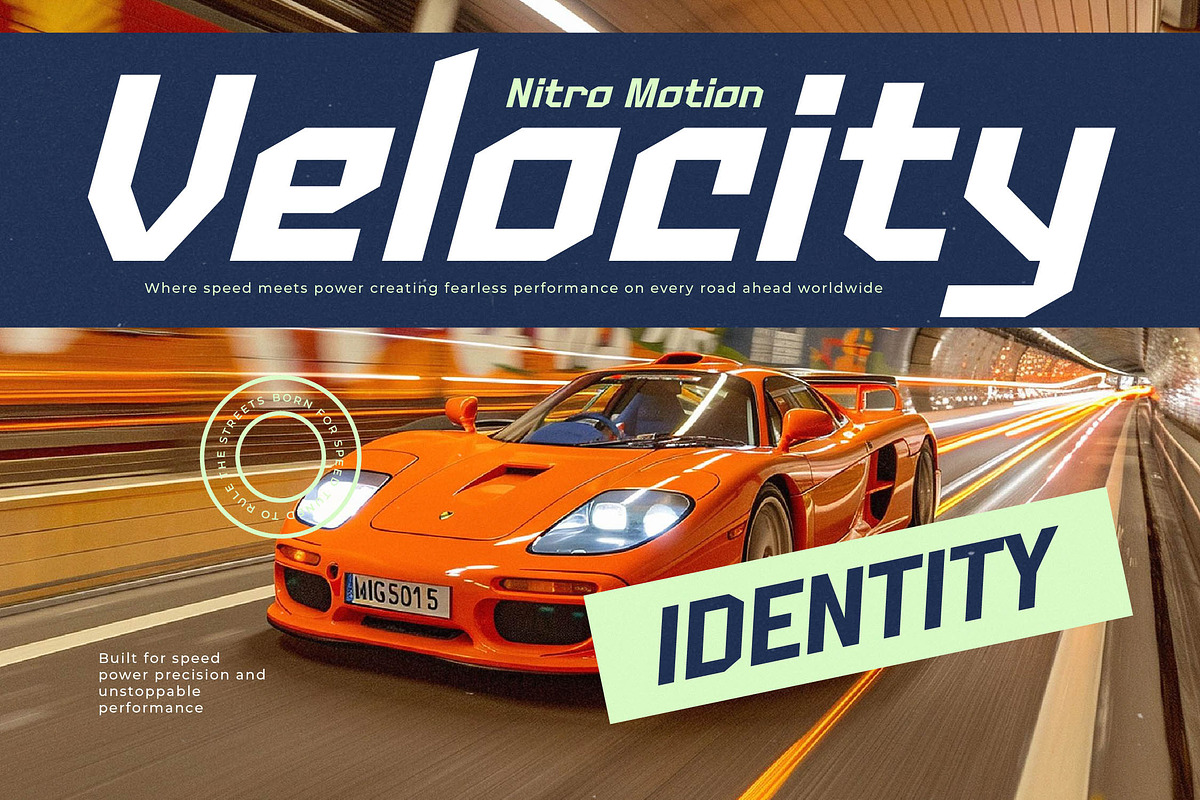 Menscity Futuristic Sporty Sans, a Sans Serif Font by timelesstype.co (Photo 9 of 20)