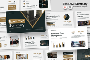 Executive Summary - PowerPoint, a Presentation Template by QR Design Studio