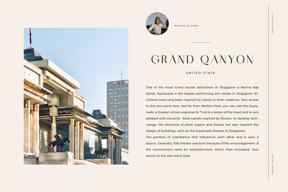 Stanger, a Sans Serif Font by Dora Typefoundry (Photo 2 of 22)