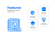 File and Folders Icons, an Outline Icon by Brickclay (Thumbnail 4 of 7)