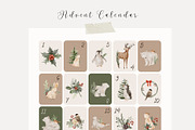 Watercolor Woodland Christmas, an Animal Illustration by Jenteva Art (Thumbnail 9 of 14)