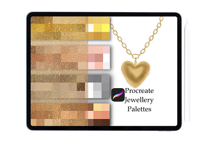 Procreate jewellery colour palettes