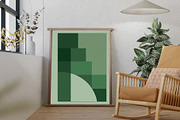 Green & Purple Botanical Wall Art, a Wallpaper Graphic by Helospace (Thumbnail 6 of 10)