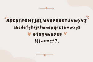 CAPYBARA FONT - BUBBLE FONT