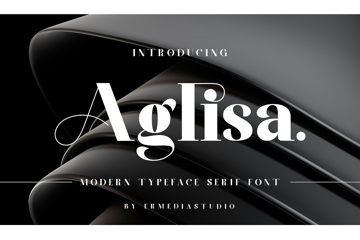 Aglisa Serif Font, a Serif Font by Ermedia Studio (Photo 1 of 10)