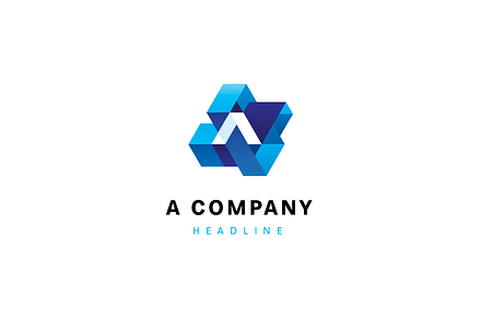 A company logo template.