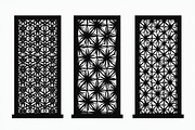 Black Decorative Laser Cut Design, an Illustration by BIPLOB EXPERT (Thumbnail 3 of 9)