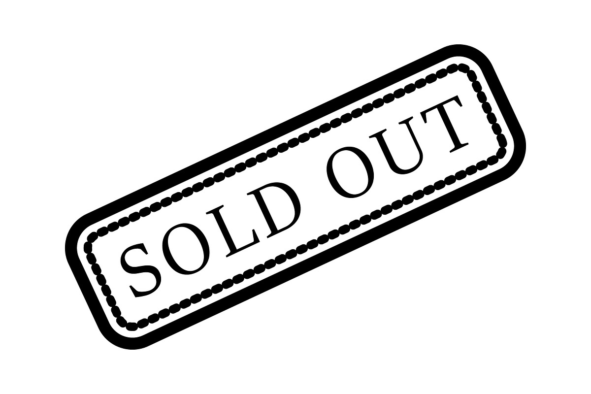 Soldout Label icon, an Outline Icon by Sumberpangan