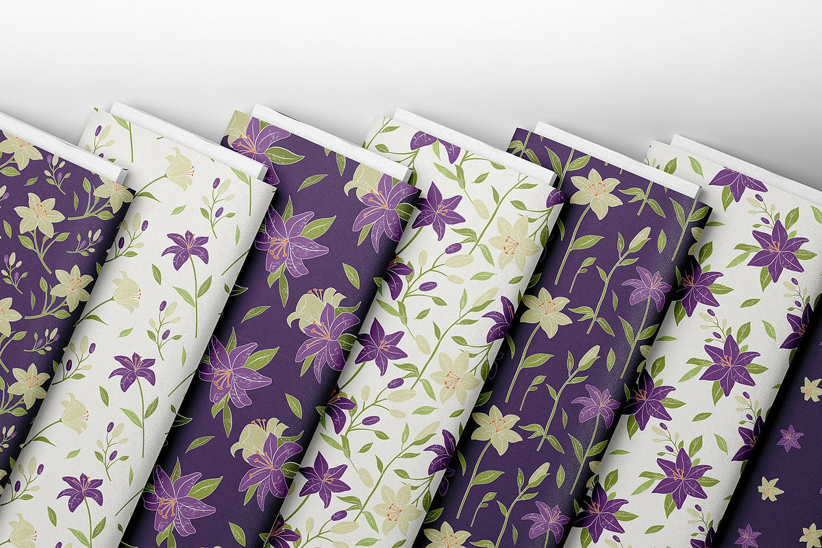 Lily Flower Vector Clipart, an Illustration by Hanna's ArtLab (Photo 8 of 8)