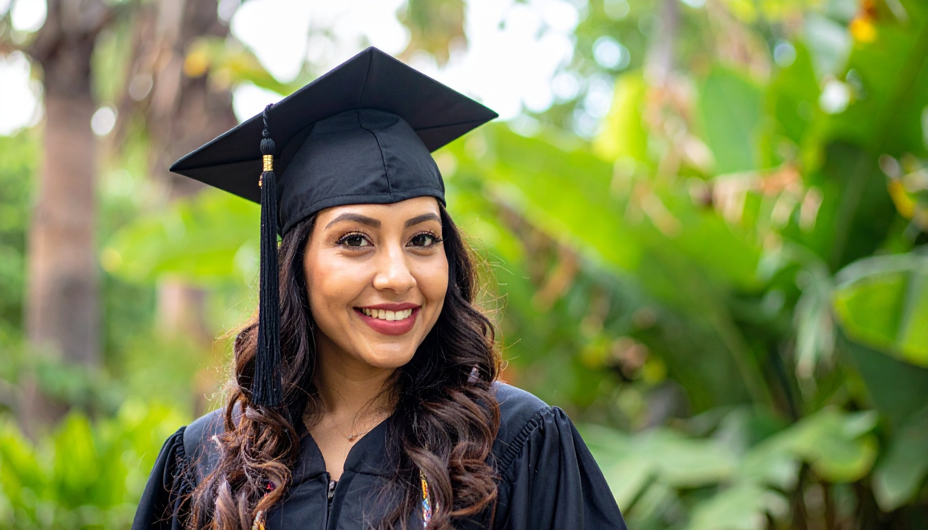 female student with graduation cap AI generated, a Photo by WorldOfPhotos