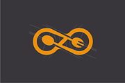Eat Infinity Fork & Spoon Logo, a Branding & Logo Template by yopie (Thumbnail 3 of 5)