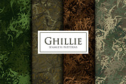 Ghillie suit seamless camouflage, a Pattern Graphic by ArchonDigitalShop (Thumbnail 2 of 10)