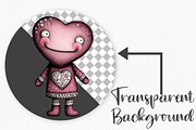 Whimsical Christmas Clipart Bundle, an Illustration by Canvas Craft (Thumbnail 2 of 7)