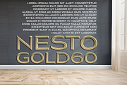 Nesto Metals, a Font by glukfonts (Thumbnail 5 of 10)