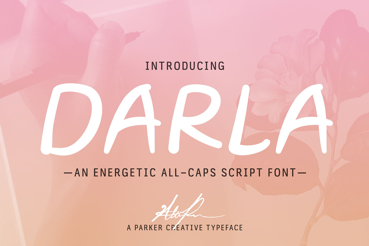 Darla Script | Handwriting Font
