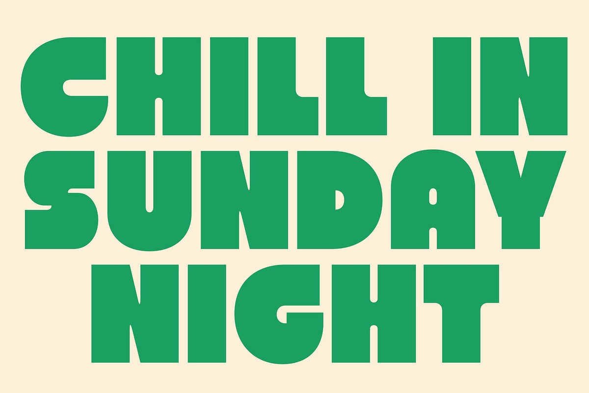 CS Gilon – Chunky Sans Font, a Sans Serif Font by Craft Supply Co. (Photo 2 of 8)