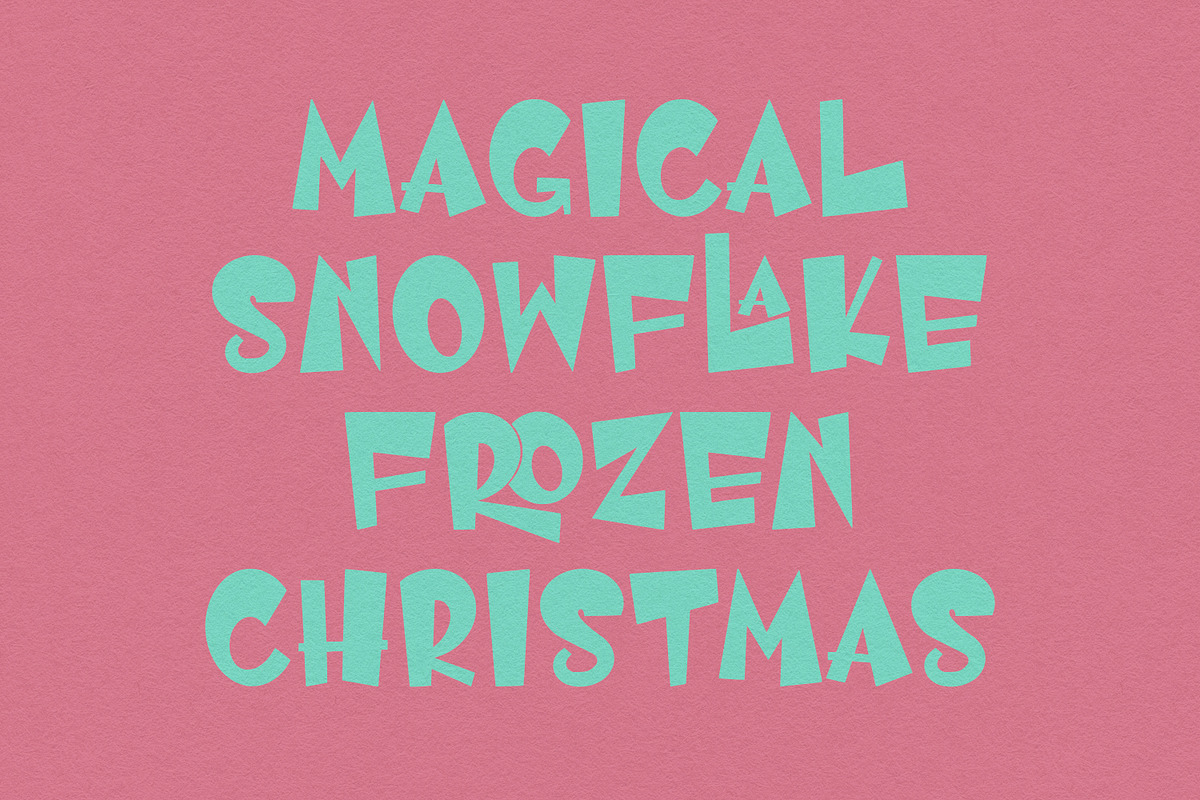 Jebum Mulos Playful Display Font, a Sans Serif Font by Maulana Creative (Photo 3 of 7)