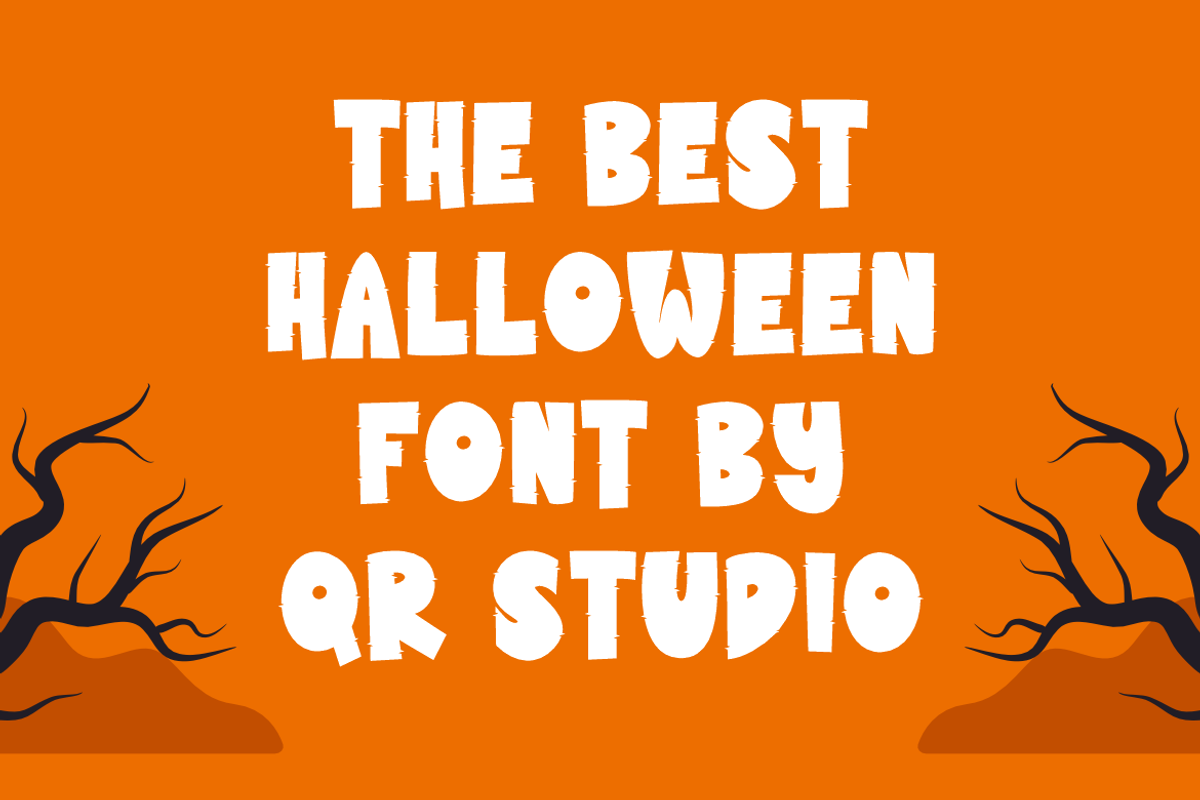 Terror Pumpkin - Halloween Font, a Blackletter Font by QR Design Studio (Photo 3 of 7)
