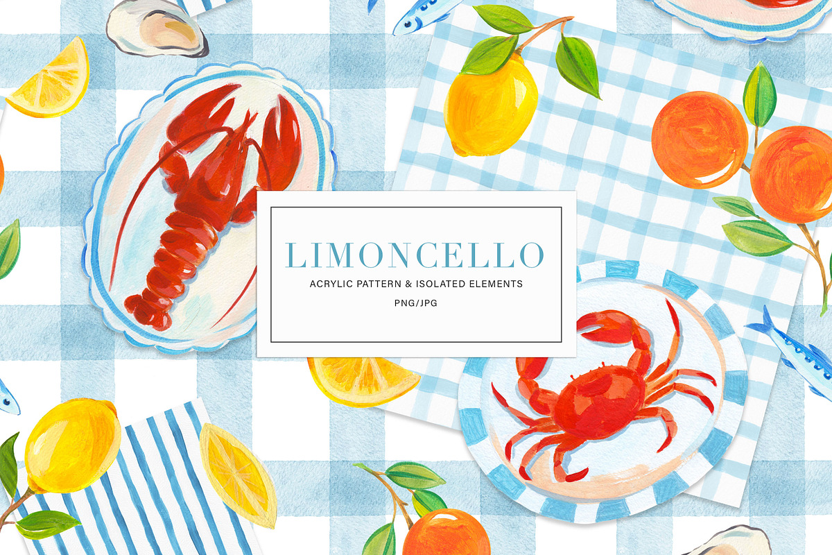 Limoncello, Acrylic summer set, an Animal Illustration by Lembrik's Artworks (Photo 2 of 6)