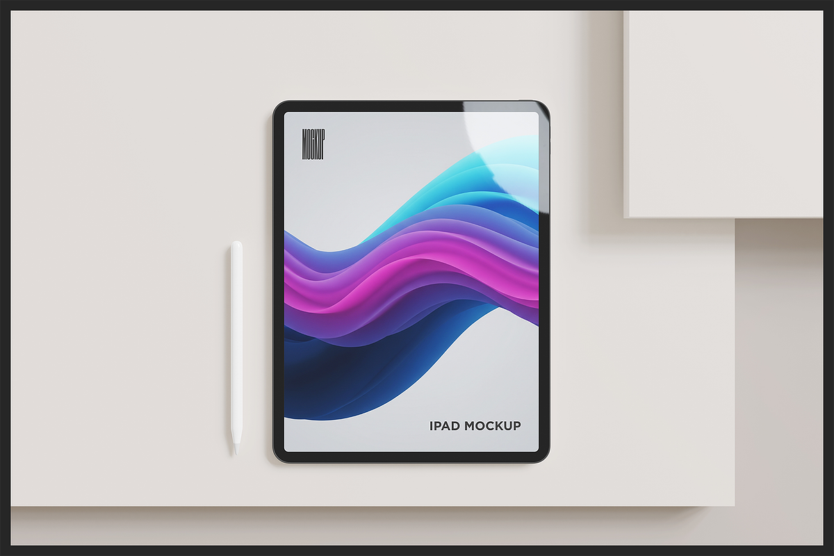 iPad Pro Mockup, an iPad Mockup by Muhazdinata (Photo 3 of 7)