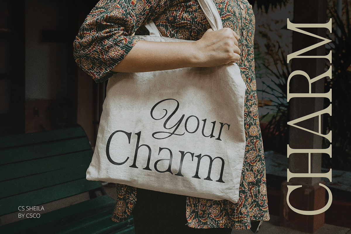 CS Sheila – Classic Font, a Serif Font by Craft Supply Co. (Photo 7 of 8)