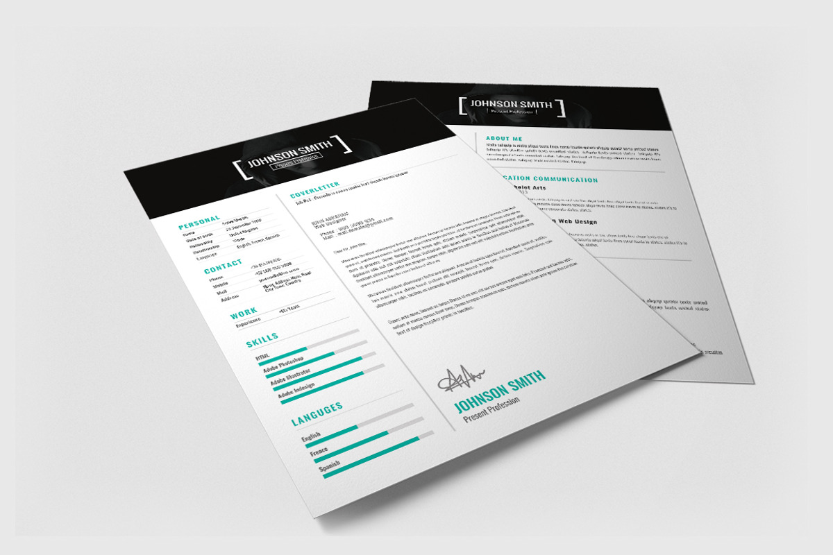 Minimal Clean Resume/CV Bundle preview 8