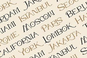 Monesa - Luxury Modern Serif Font