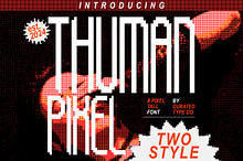 Thuman Pixel - 8Bit Tall Sans Font
